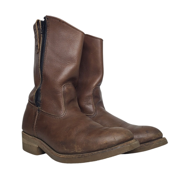 Red Wing Shoes Pecos Nailseat Boots 1155 Size 9EEE Triple Wide - Picture 1 of 16